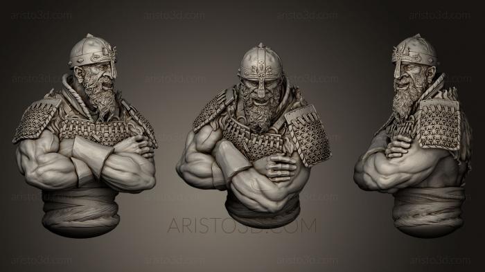 Busts of heroes and monsters (BUSTH_0428) 3D model for CNC machine
